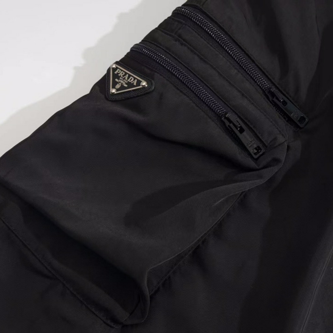 Short Monogram Pocket Badge