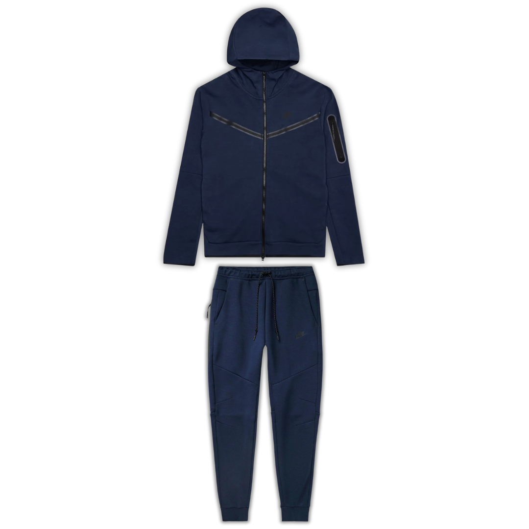 Survêtement Tech Bleu Marine Bleu