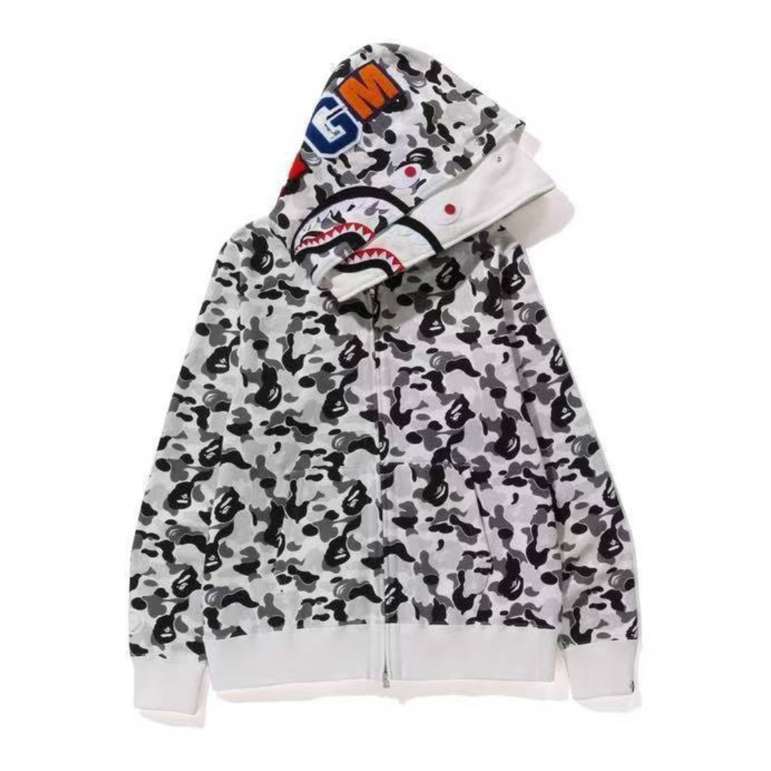 Sweat à Capuche Bape Zippé
