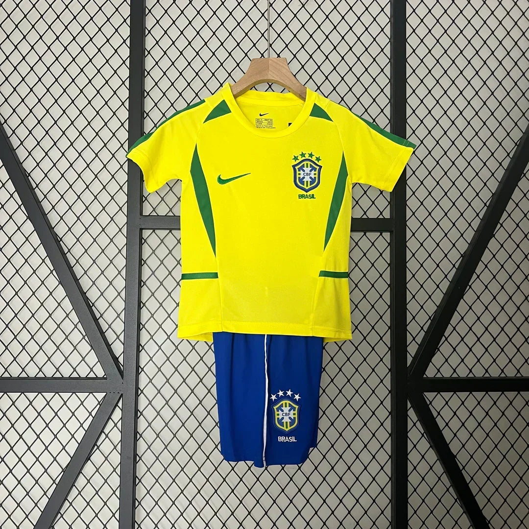 Maillot Brazil 2002 Home Kids Size