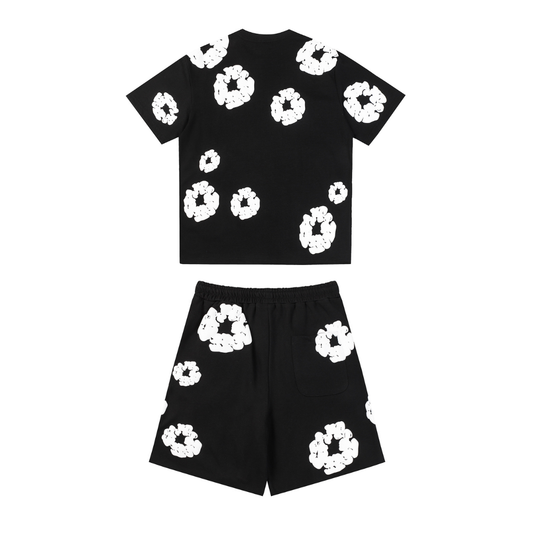 Ensemble Short Denim Trs Noir