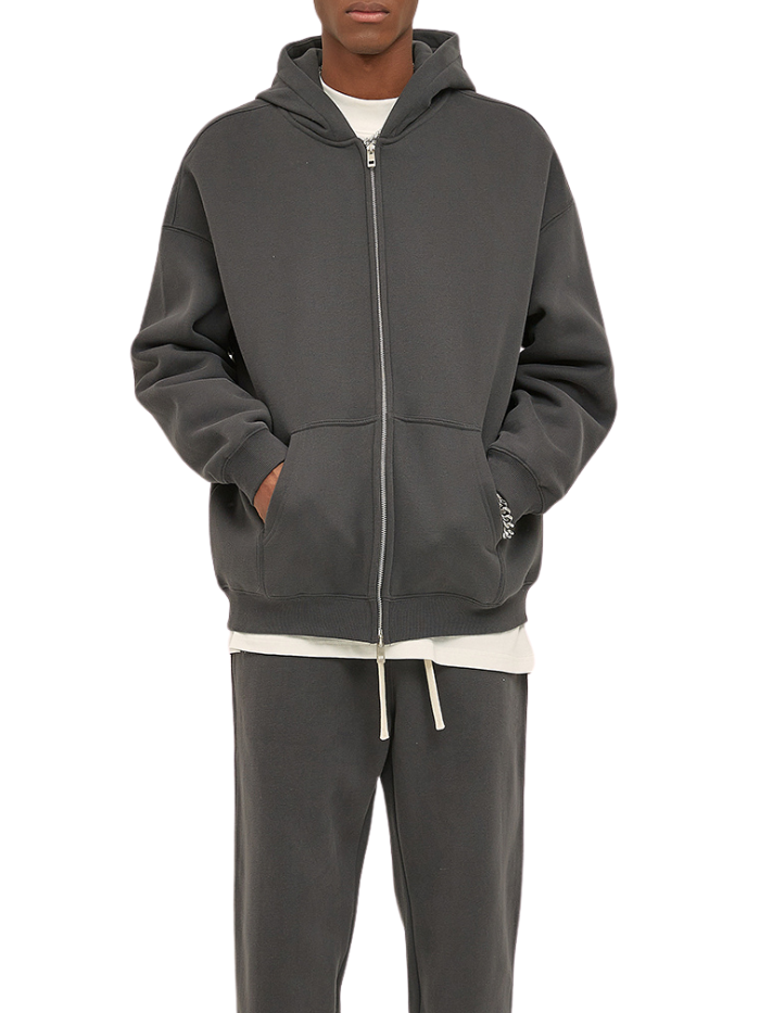 Sweat à Capuche FIVELEAFS Zippé
