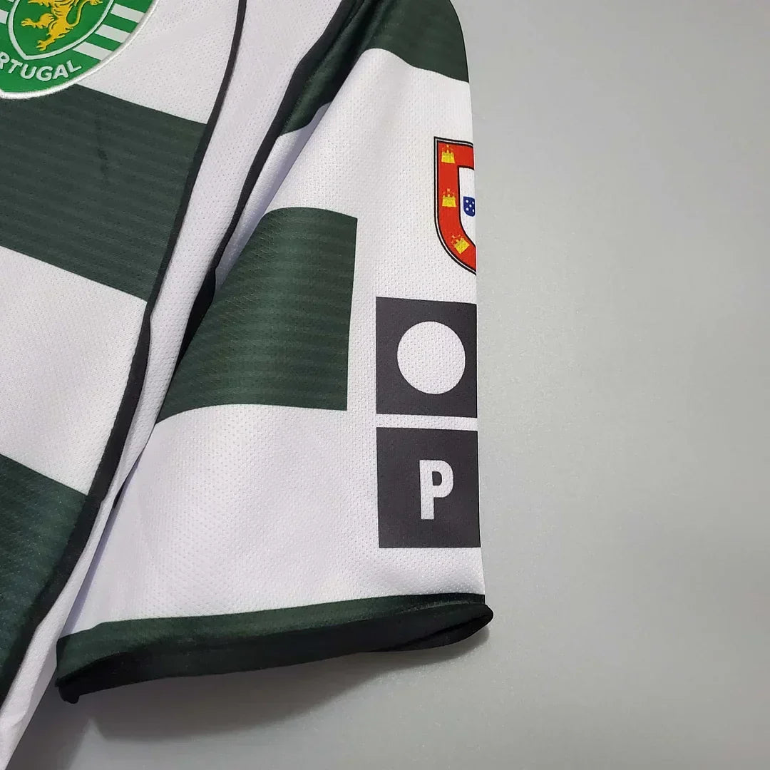 Maillot Retro Sporting Lisbon 2002-2003 Home