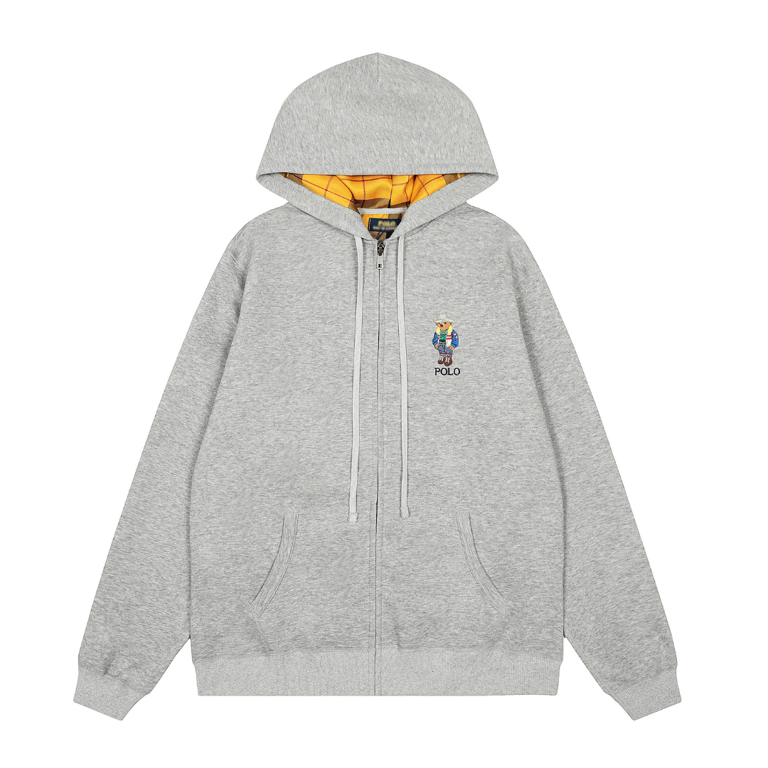 Sweat à Capuche Polo Bear Zippé