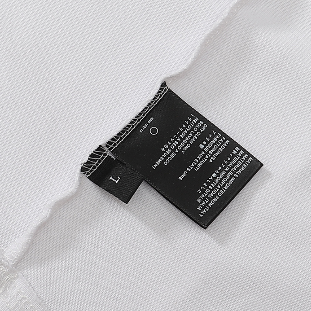 T-Shirt Amr Paint Drip AM Blanc
