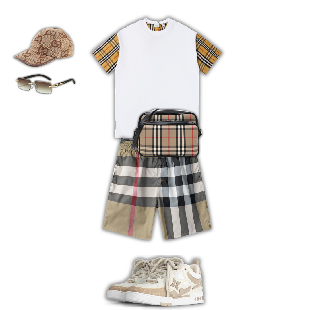 Lunettes de Soleil Outfit BB + Bag + Cap + + Sneakers