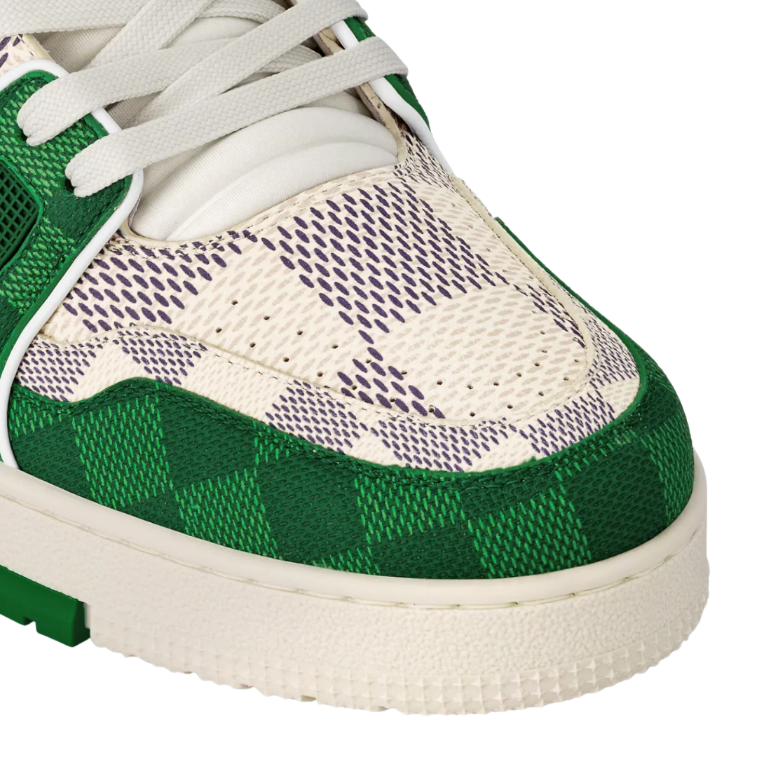Baskets Monogram Vert Damier