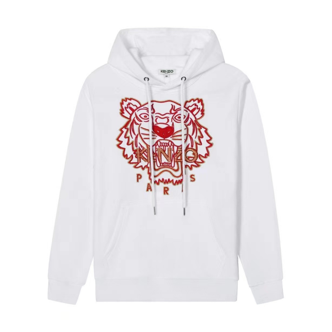 Sweat à Capuche Tiger Monochrome