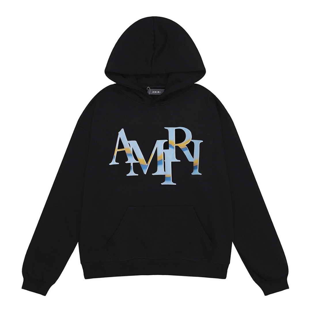 Sweat à Capuche Amr Staggered Logo