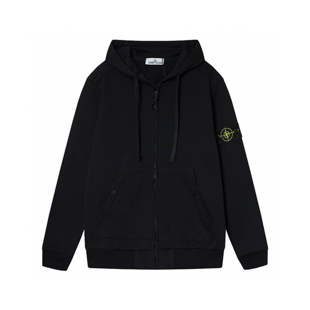 Sweat à Capuche Monogram 3.0 Zippé