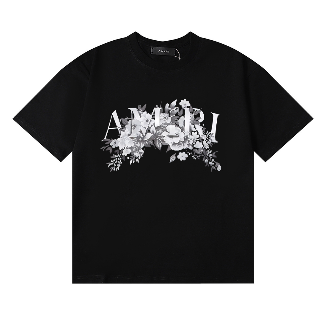 T-Shirt Amr Monochrome Flowers
