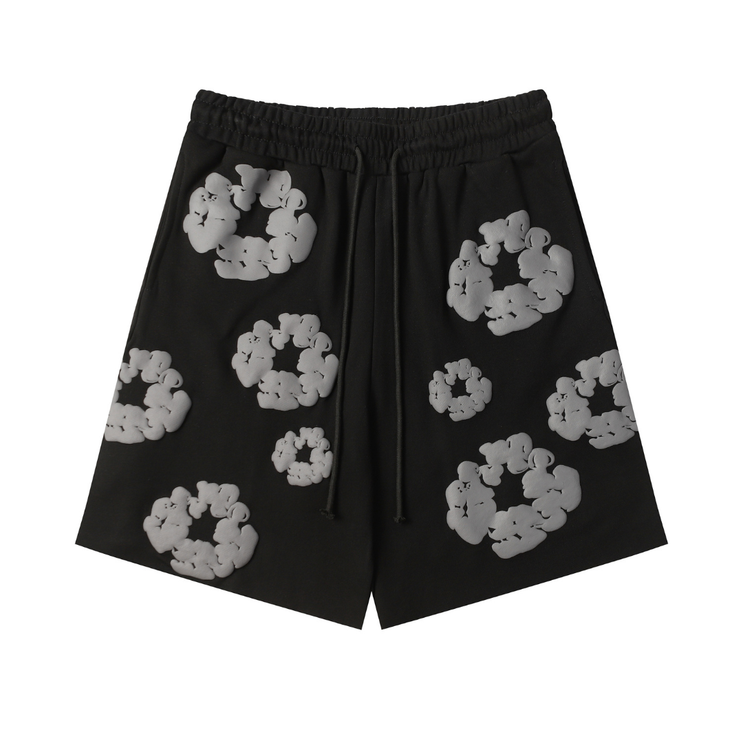 Ensemble Short Denim Trs Noir Gris