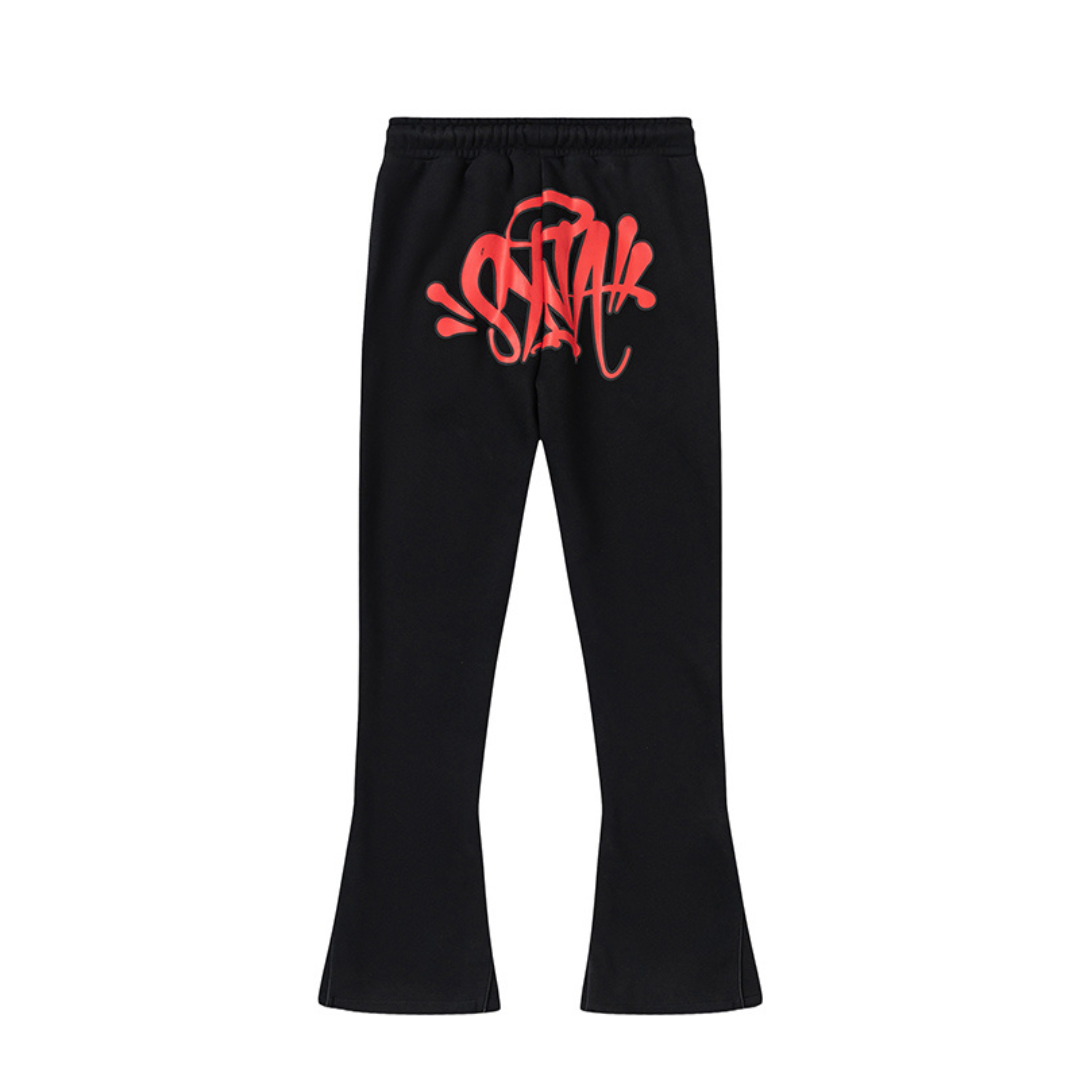 Survêtement Syna Noir Rouge