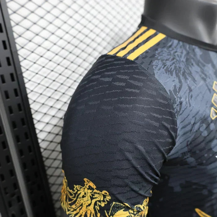 Maillot Real Madrid Dorado Dragon Limited