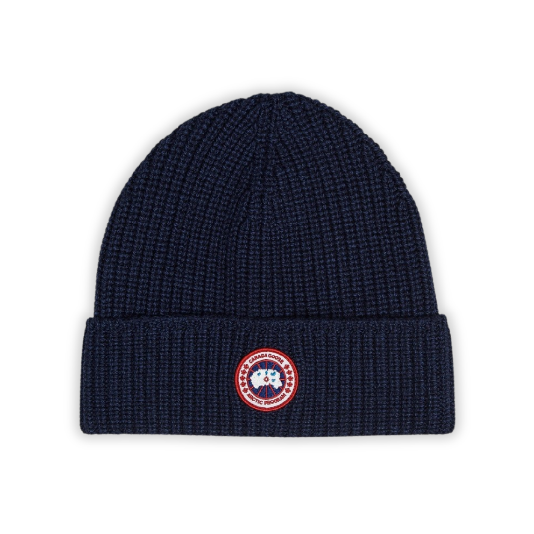 Bonnet Goose Noir Ribbed