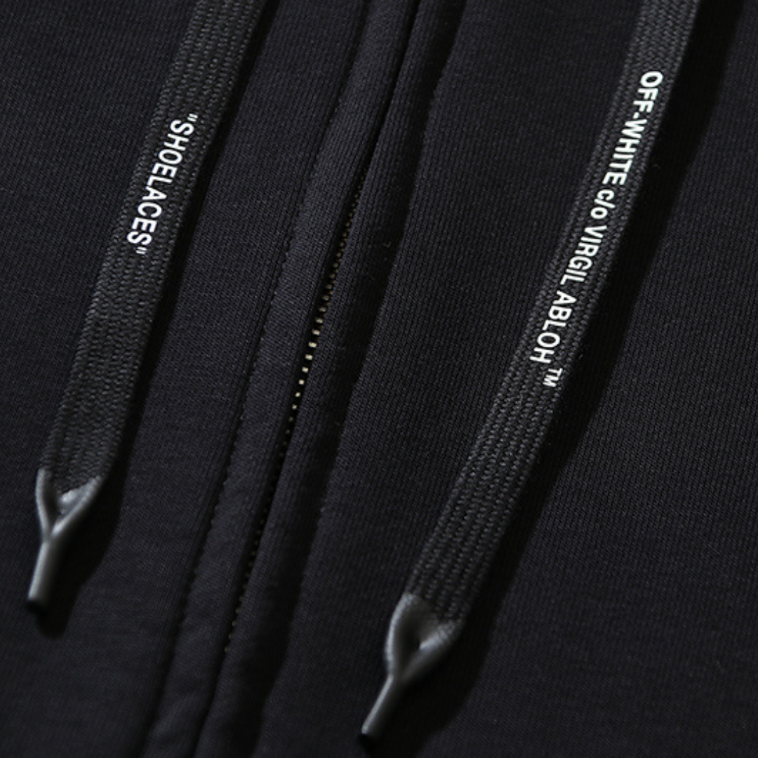 Sweat à Capuche Off-W Monogram Zippé
