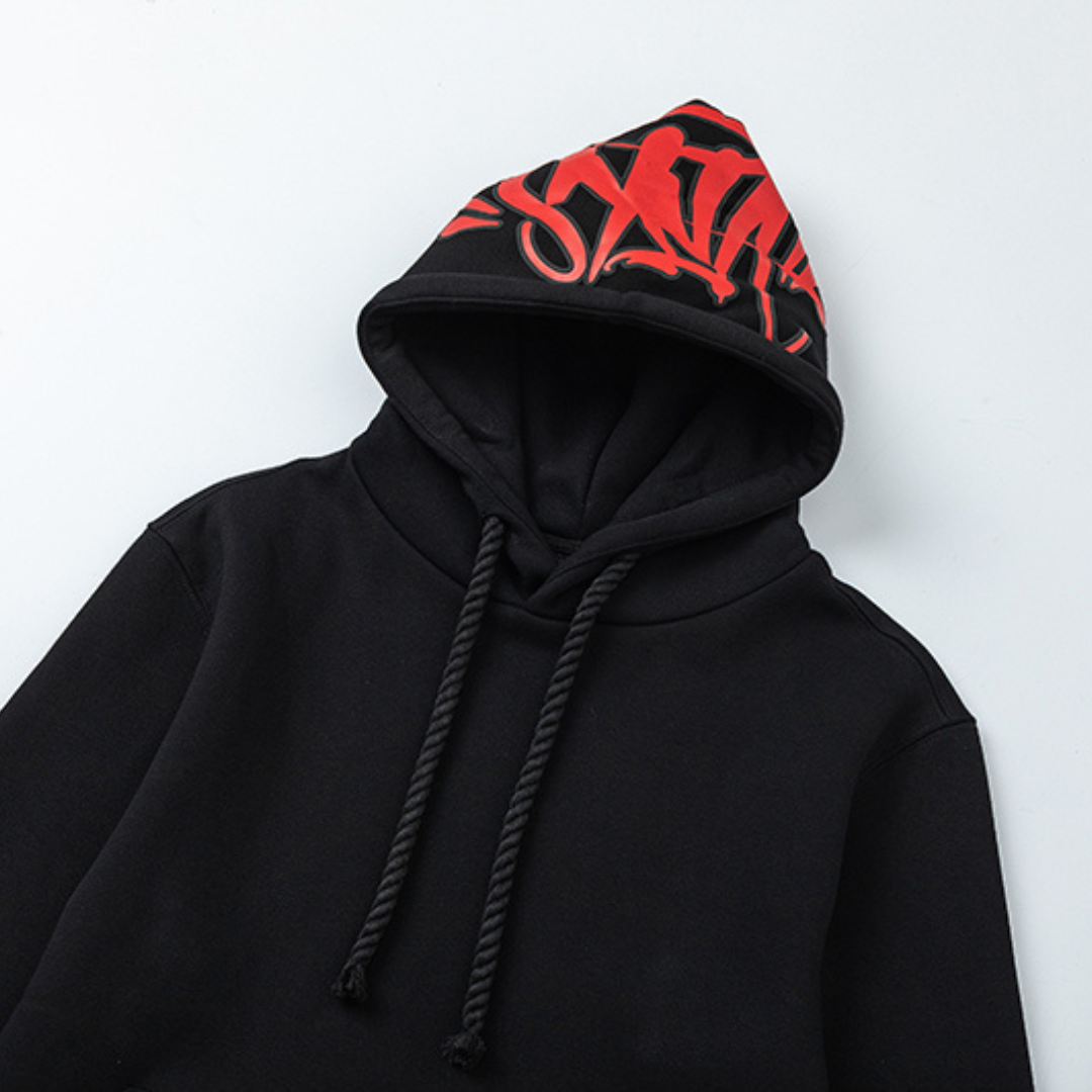 Survêtement Syna Noir Rouge