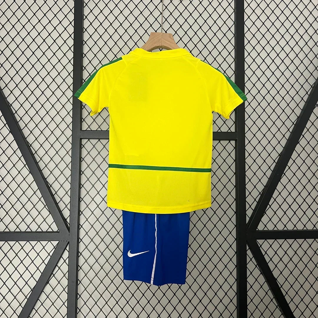 Maillot Brazil 2002 Home Kids Size