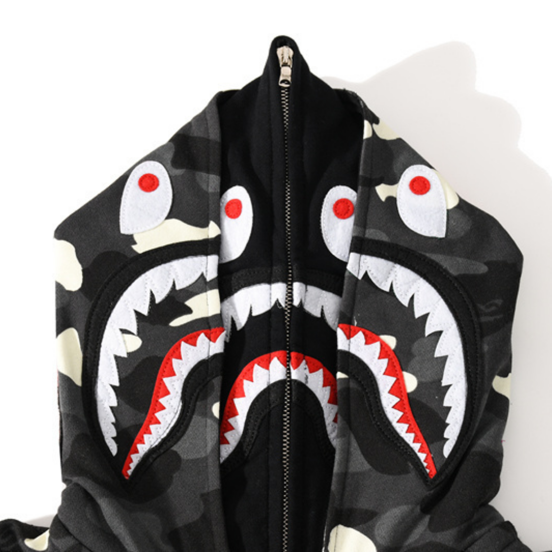 Sweat à Capuche Bape Zippé