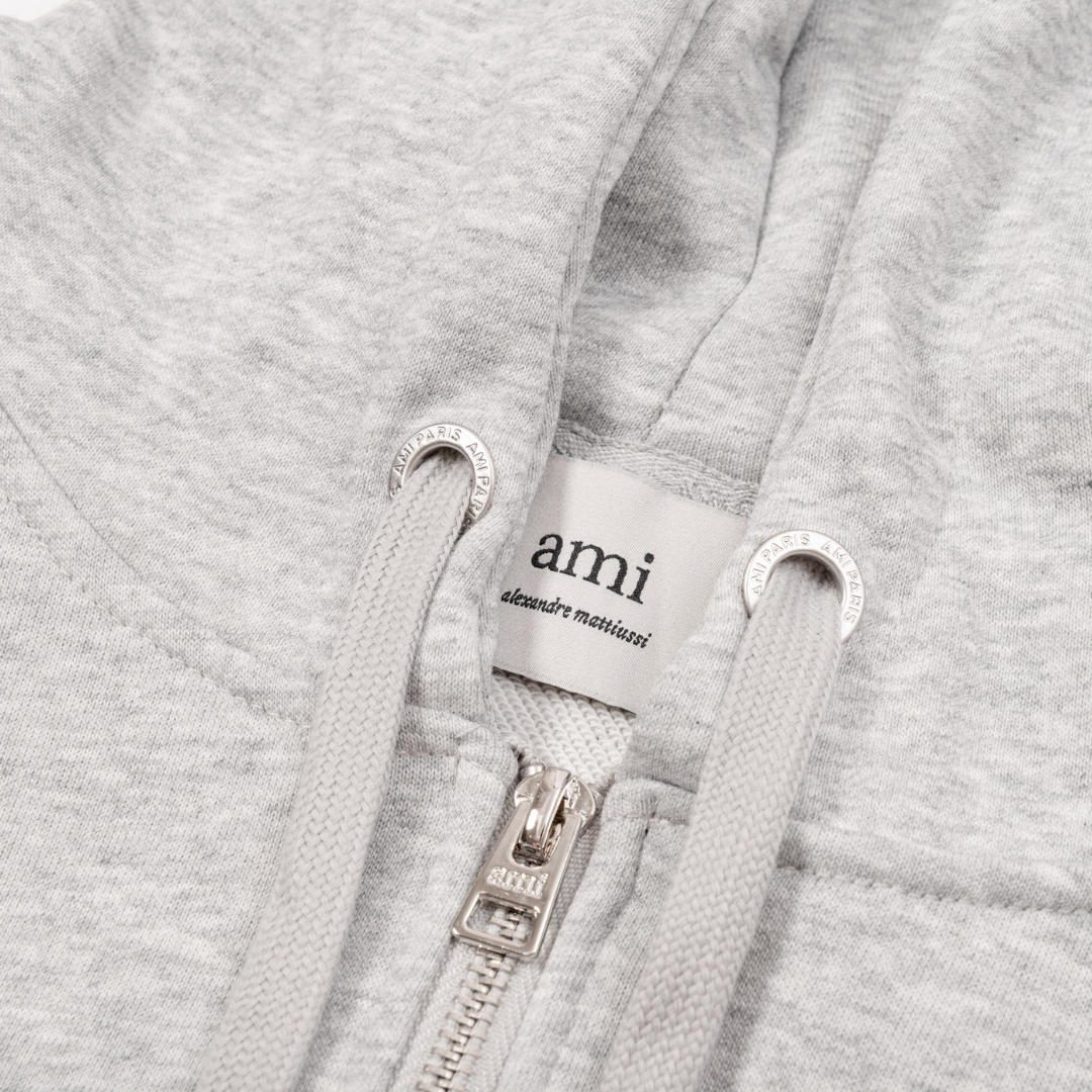 Sweat à Capuche Ami Zippé