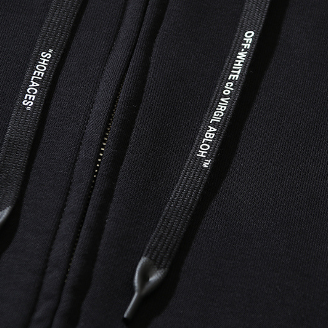 Sweat à Capuche Off-W Monogram Zippé