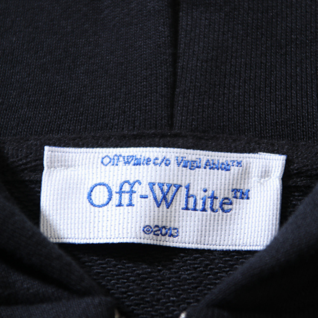 Sweat à Capuche Off-W Monogram Zippé
