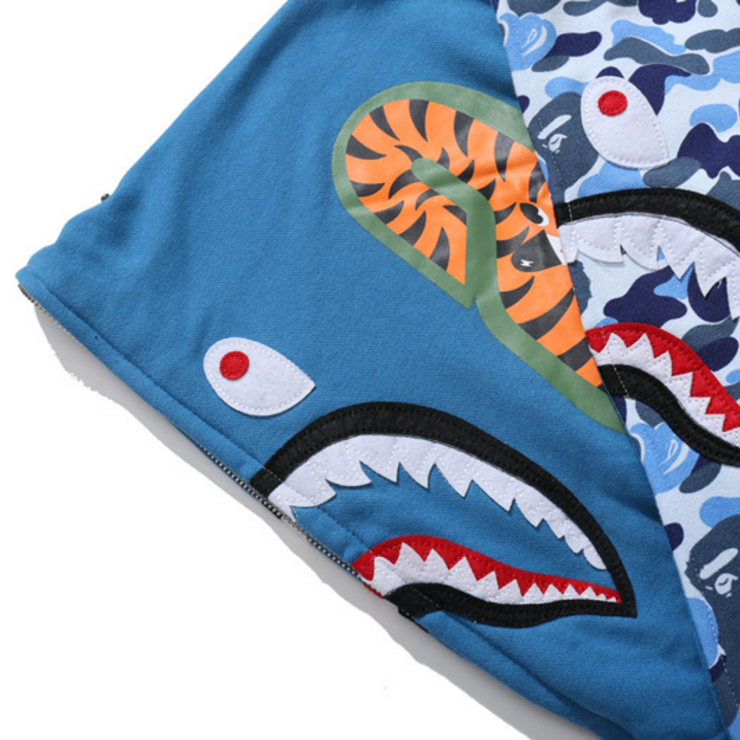 Sweat à Capuche Bape Zippé