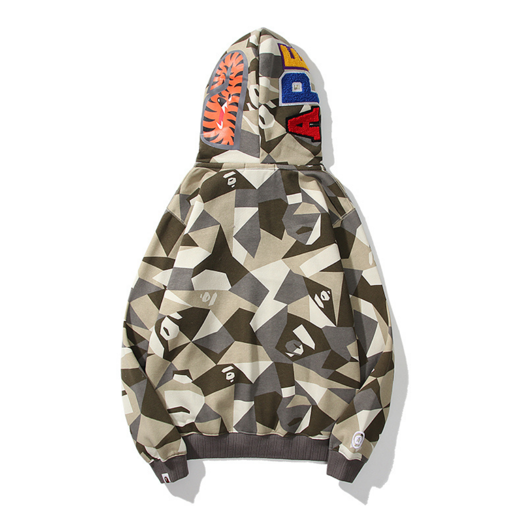 Sweat à Capuche Bape Zippé