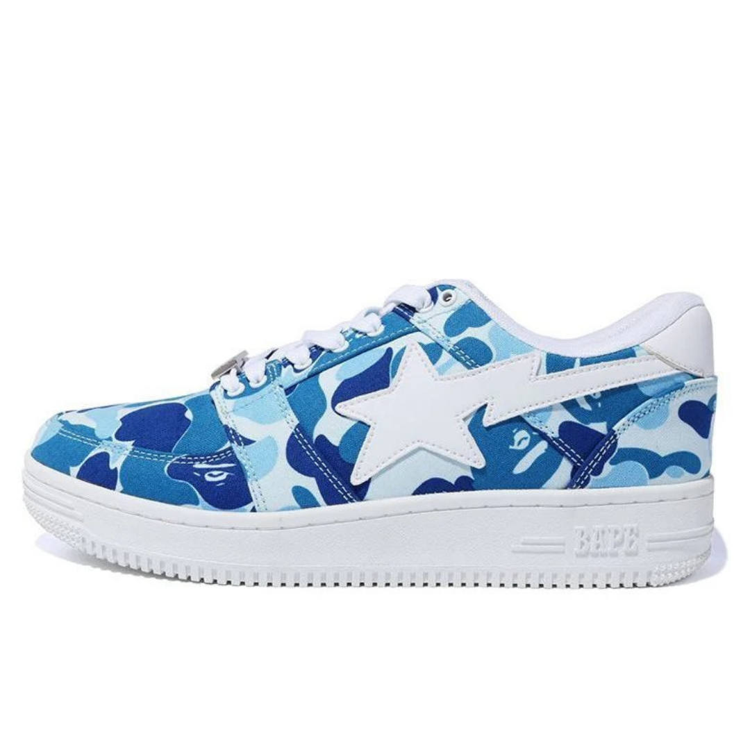 Bape Bapesta Bleu
