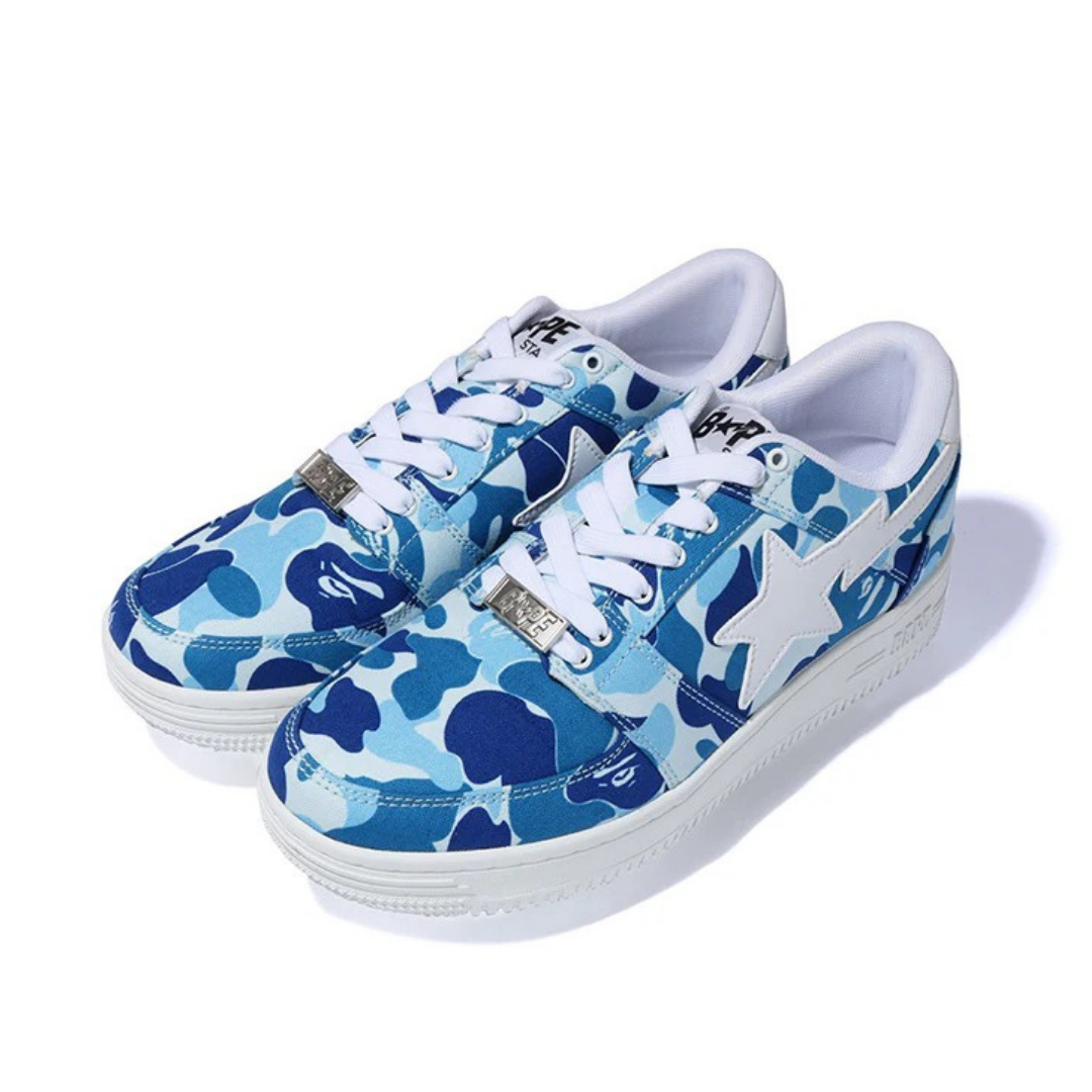 Bape Bapesta Bleu