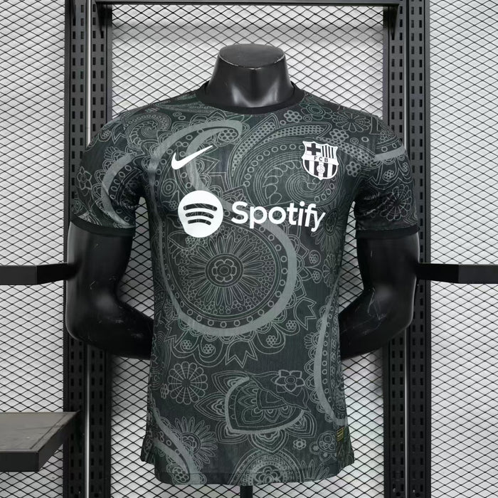 Maillot Barcelona Noir Fleur Limited
