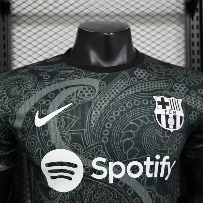 Maillot Barcelona Noir Fleur Limited