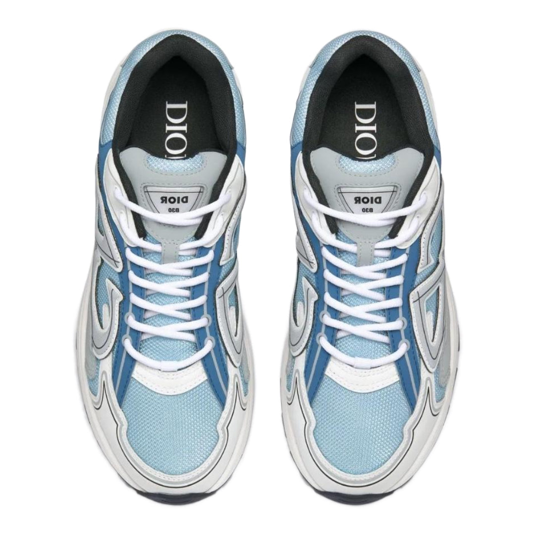 B30 Blanc Bleu Gris