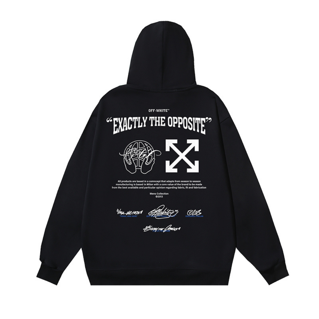 Sweat à Capuche Off-W Monogram