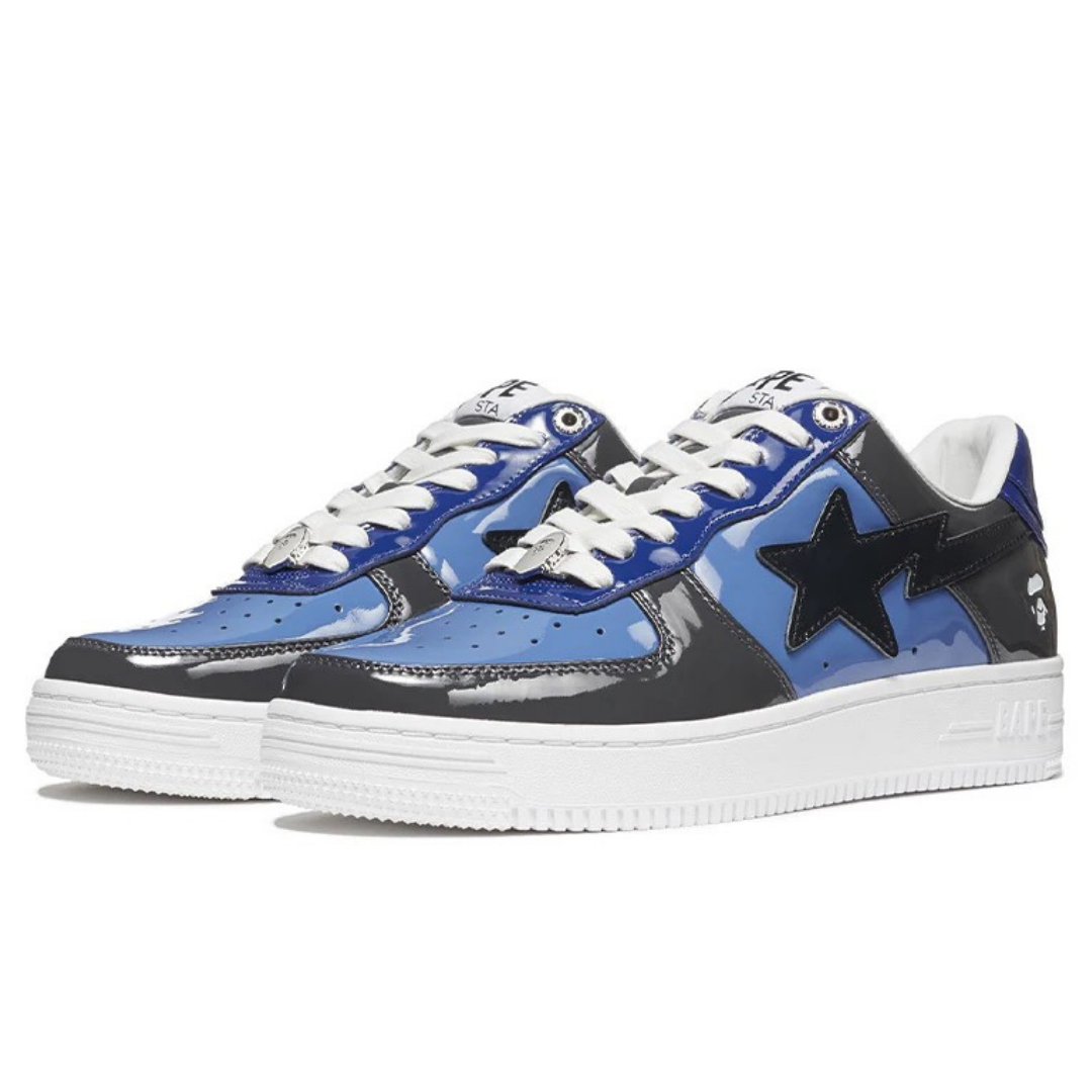 Bape Bapesta Noir Bleu
