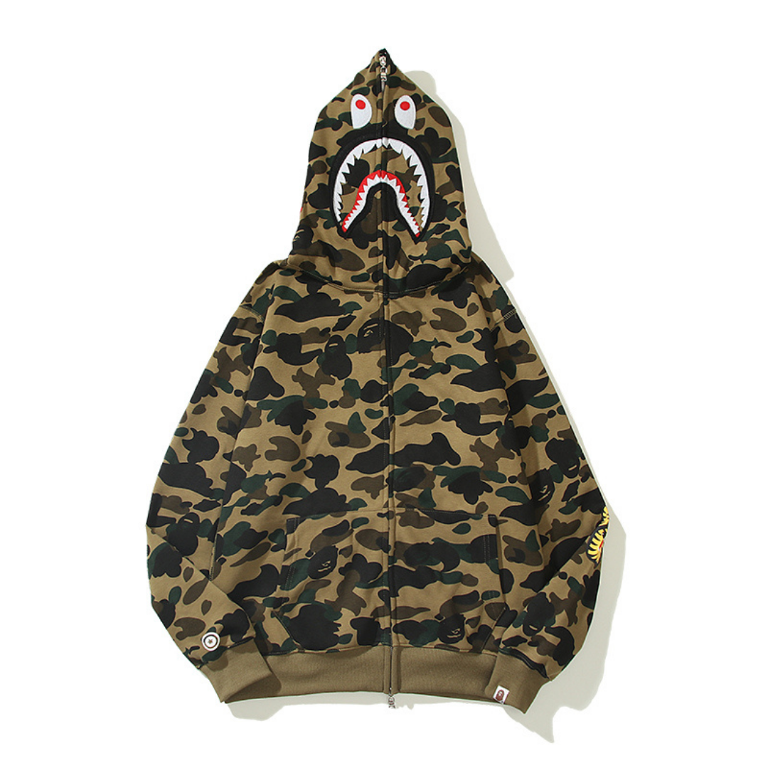 Sweat à Capuche Bape Zippé
