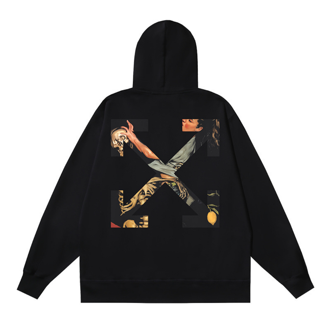 Sweat à Capuche Off-W Monogram Zippé