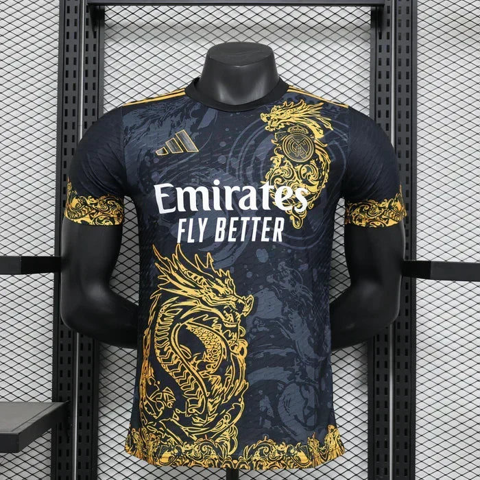 Maillot Real Madrid Dorado Dragon Limited