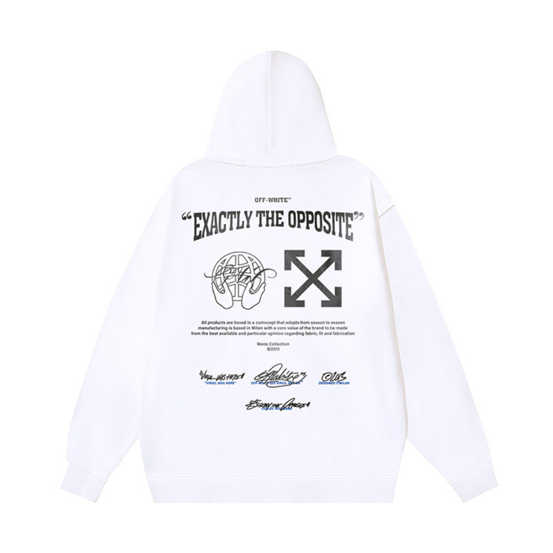 Sweat à Capuche Off-W Monogram