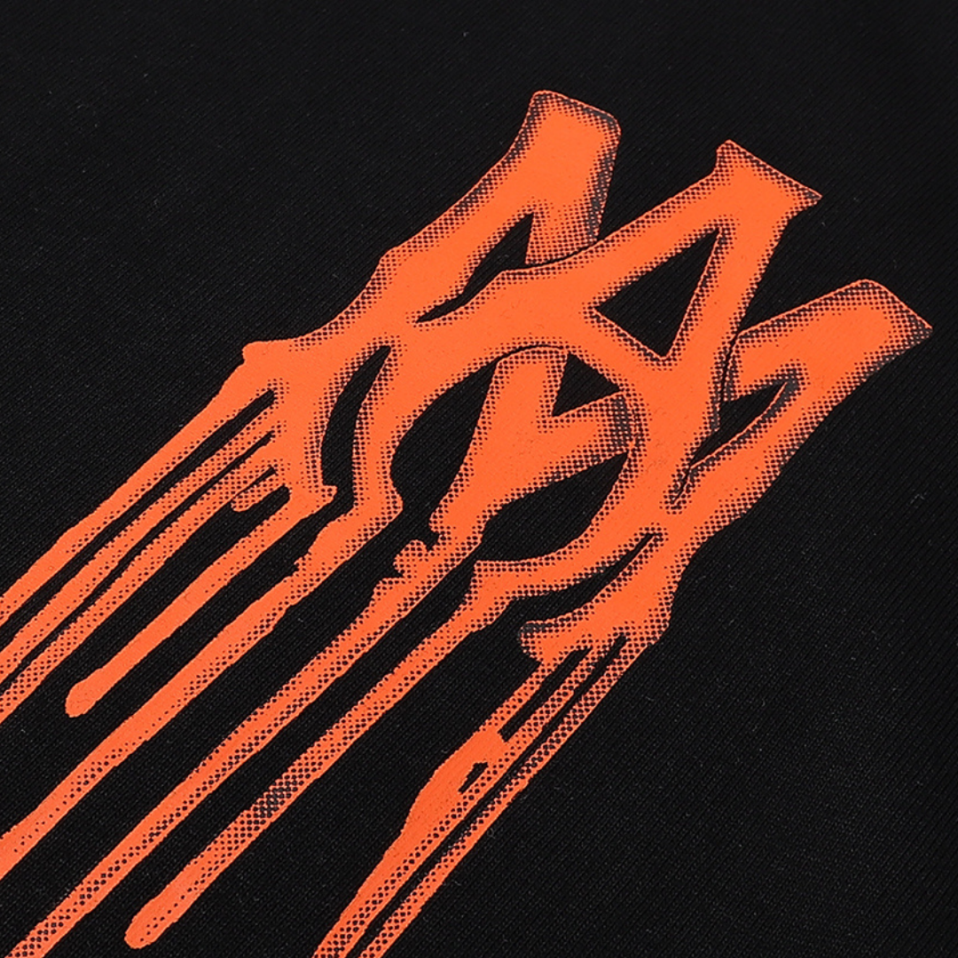 T-Shirt Amr Paint Drip AM Noir