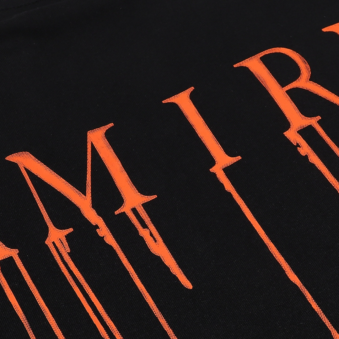 T-Shirt Amr Paint Drip AM Noir