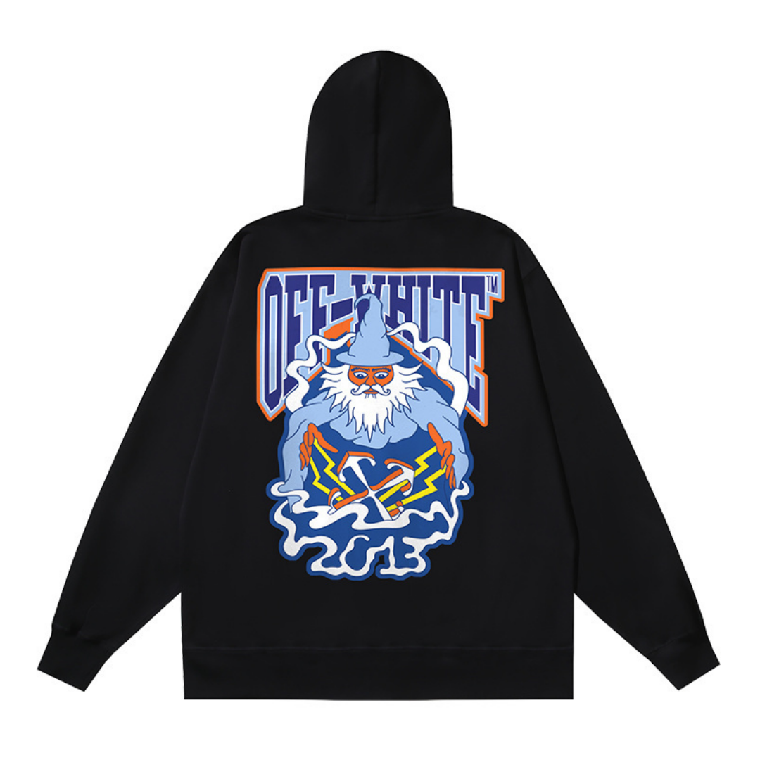 Sweat à Capuche Off-W Monogram Zippé
