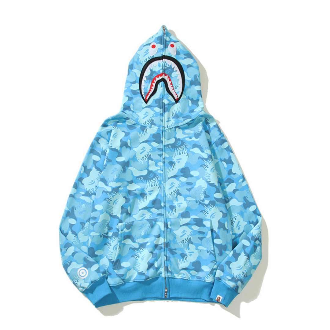 Sweat à Capuche Bape Zippé