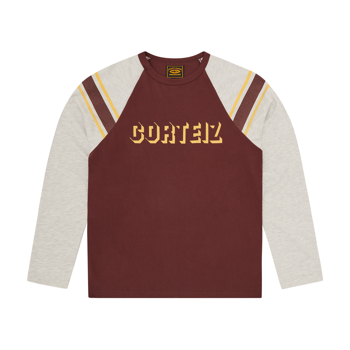 Corteiz 97 Heavyweight Raglan L/S - Burgundy