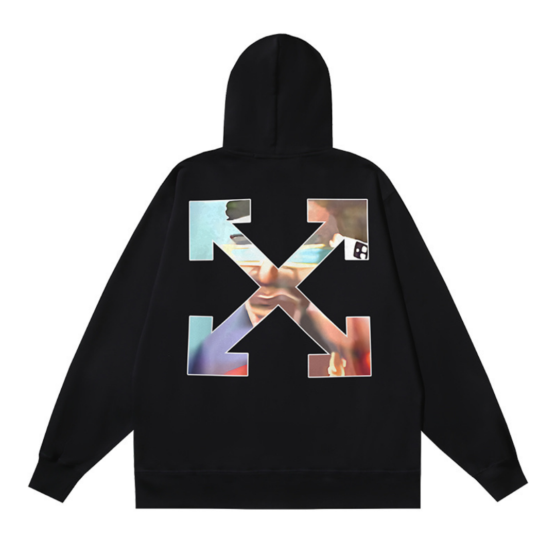 Sweat à Capuche Off-W Monogram Zippé