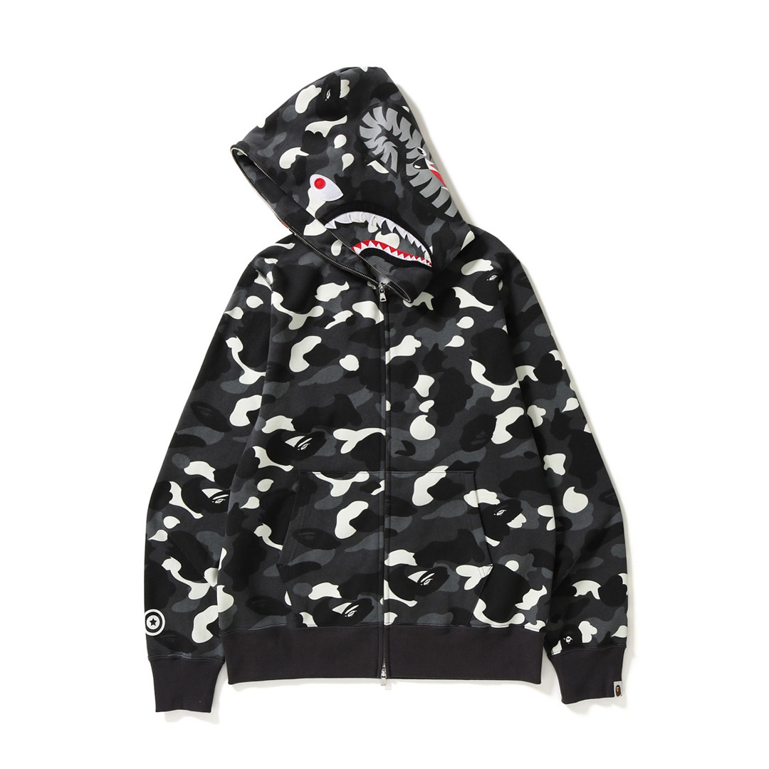 Sweat à Capuche Bape Zippé