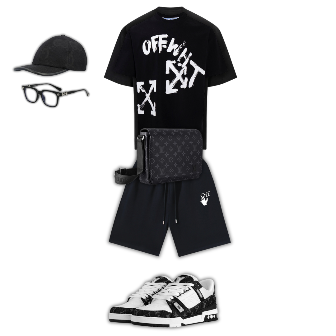 Lunettes de Soleil Outfit BB + Bag + Cap + + Sneakers