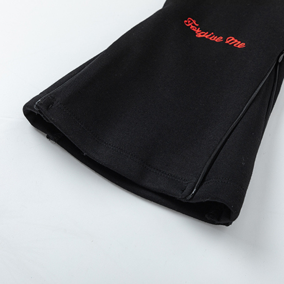 Survêtement Syna Noir Rouge