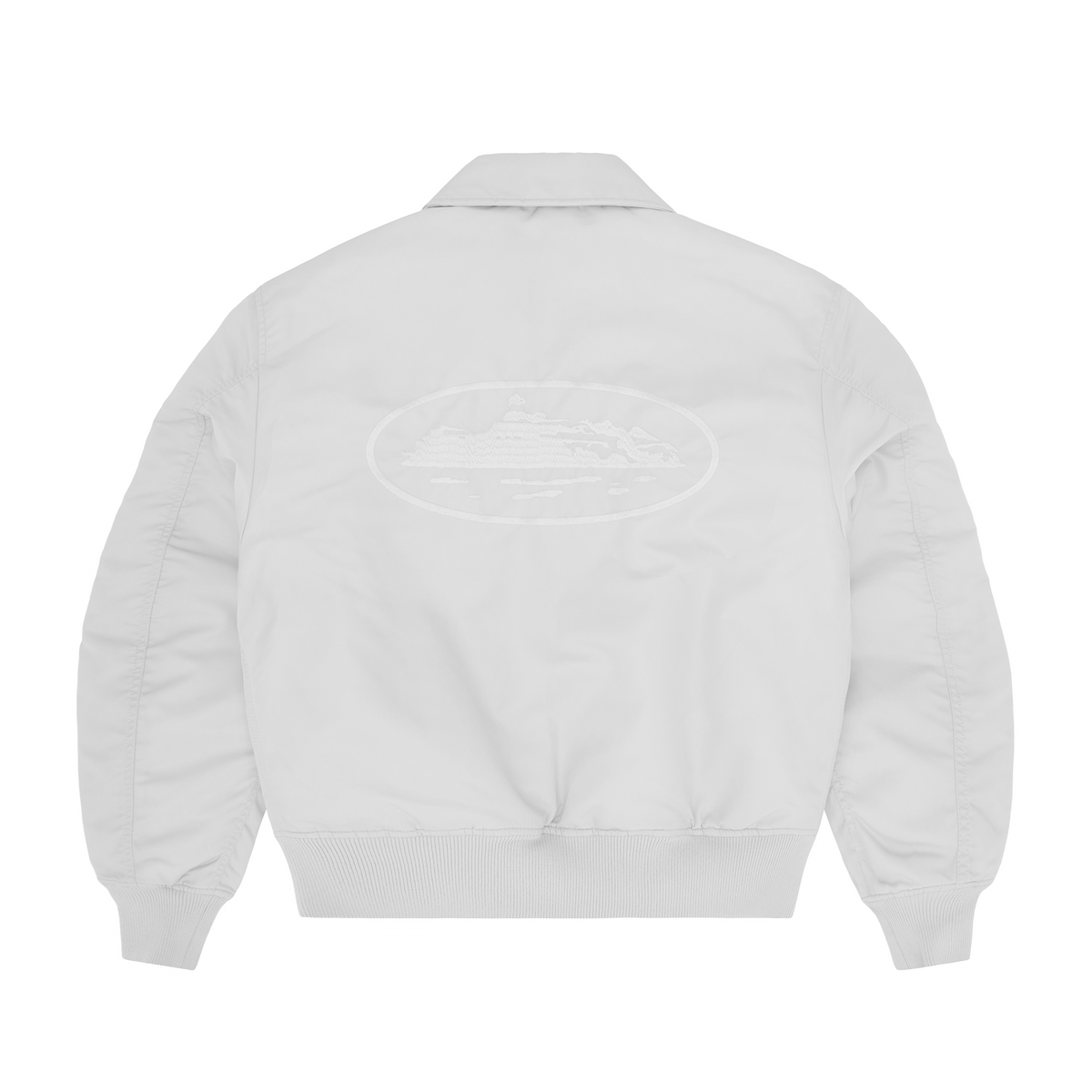 Corteiz Alcatraz Bomber Jacket - Silver