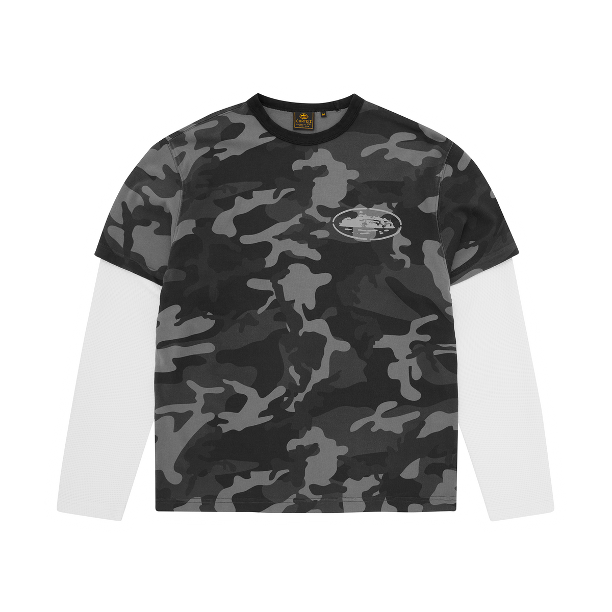 Corteiz Island Hybrid Thermal L/S - Black Camo
